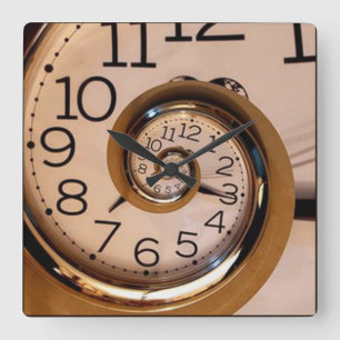 Classic Spiral Wall Clock