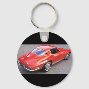 Classic Split Window Cars Key Ring