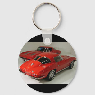 Classic Split Window Cars Key Ring