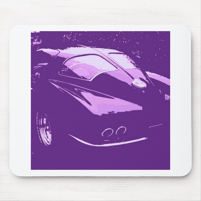 Classic Split Window Cars Mouse Pad (Front)