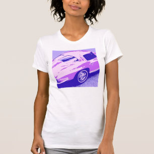Classic Split Window Chevrolet Corvette Pop Art T-Shirt