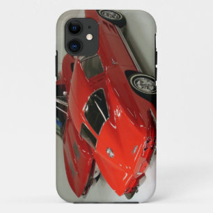 Classic Split Window Red Corvette iPhone 11 Case