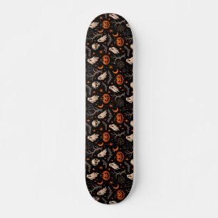 Classic, spooky Halloween patterned  Skateboard
