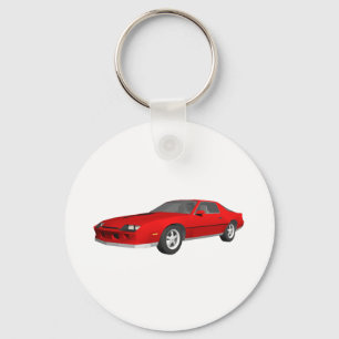 Classic Sports Car: 3D Model: Key Ring