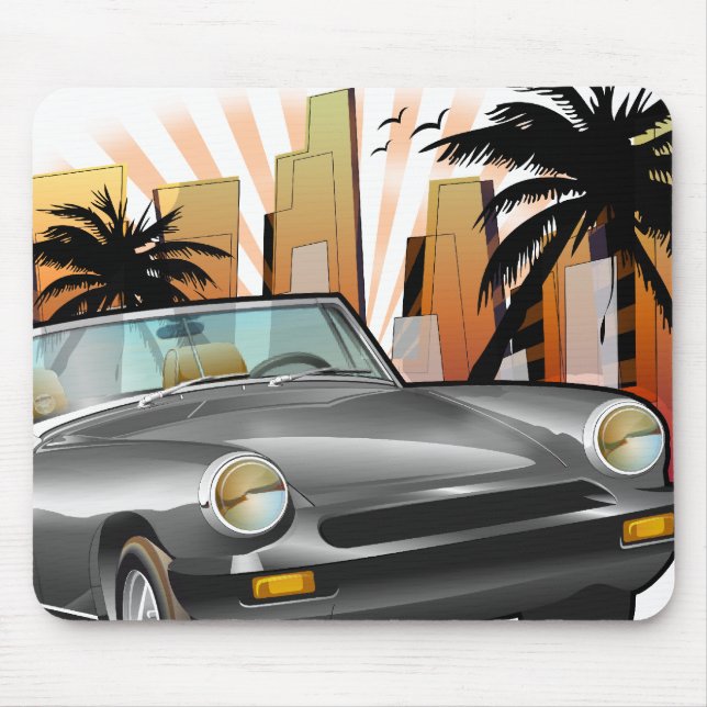 Classic sports car mouse pad (Front)