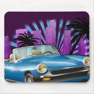 Classic sports car mouse pad