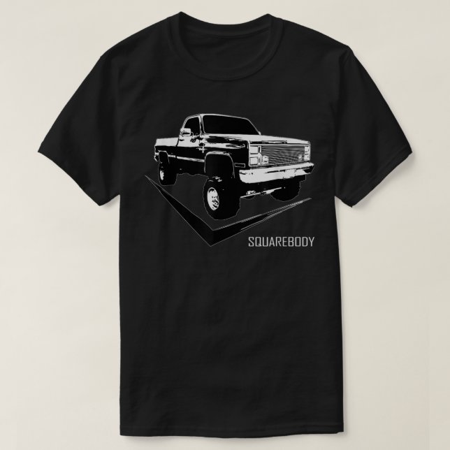 Classic Square Body Truck Squarebody  T-Shirt (Design Front)