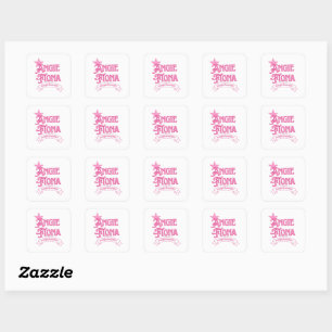 Classic Square Stickers 1.5 inch
