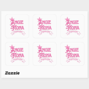 Classic Square Stickers 3 inch