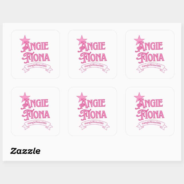 Classic Square Stickers 3 inch (Sheet)