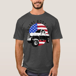 Classic Squarebody Truck 4X4 Square Body  T-Shirt