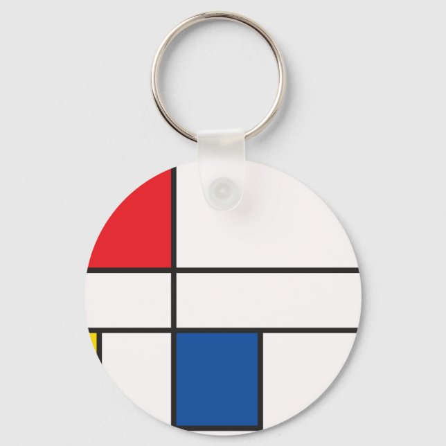 Classic Squares Key Ring (Front)