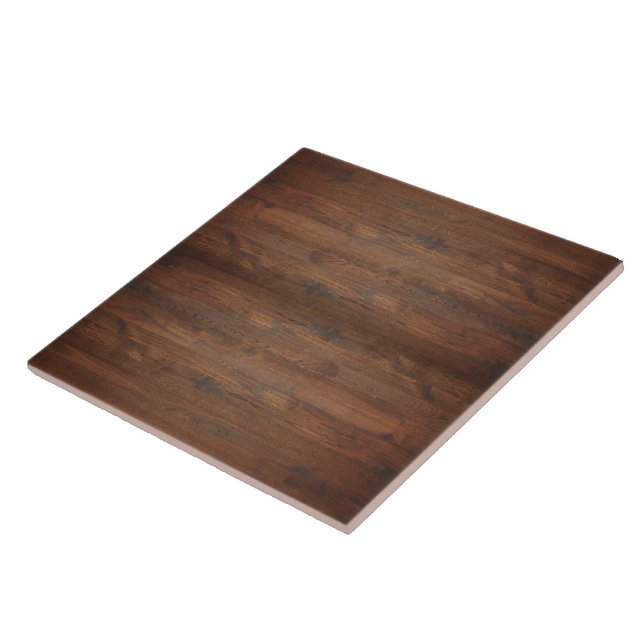 Classic Stained Walnut Best Value Bargain Ceramic Tile (Side)