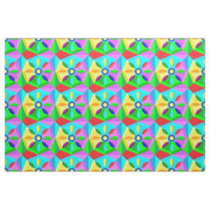 classic star flower fabric