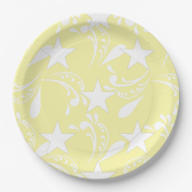 Classic Star Paper Plate (Front)