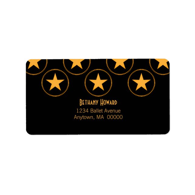 Classic Stars Address Labels (Front)