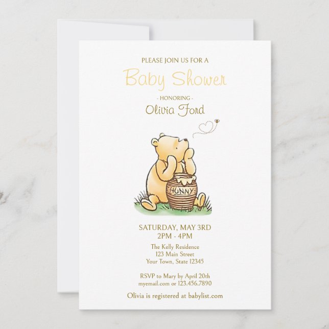 Classic Story Book Baby Shower Invitation (Front)