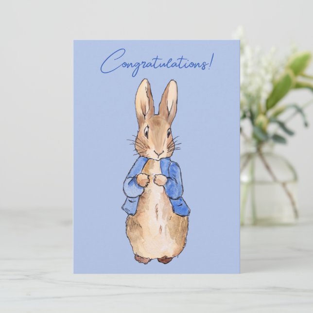 Classic Storybook rabbit Invitation (Standing Front)