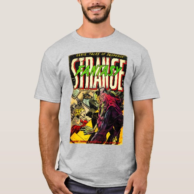 Classic Strange~Fantasy Horror Comic T-Shirt (Front)