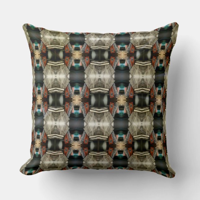 Classic Strong Large Digital Pattern Cushion (Front)