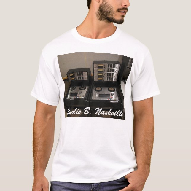 Classic Studio B Recording Equipment T-Shirt (Front)