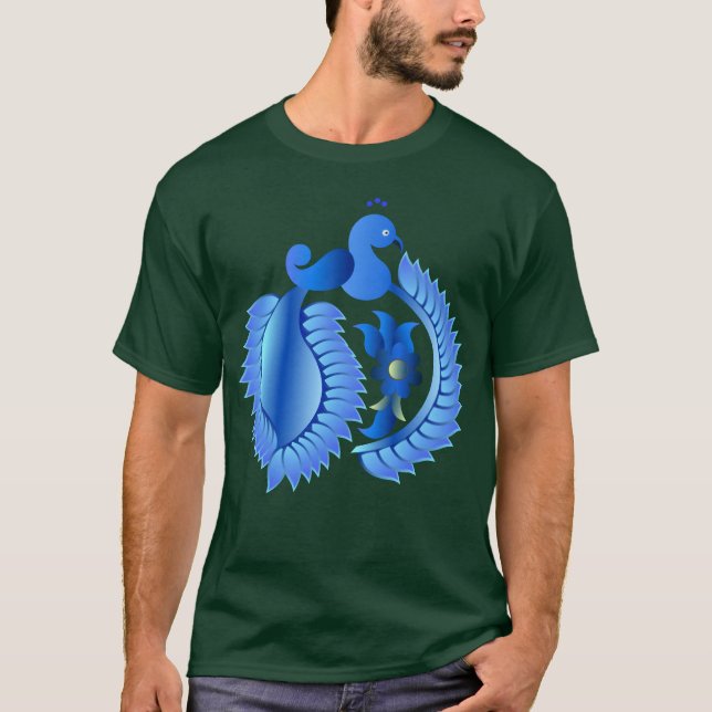 Classic style bird design boy T-Shirt (Front)
