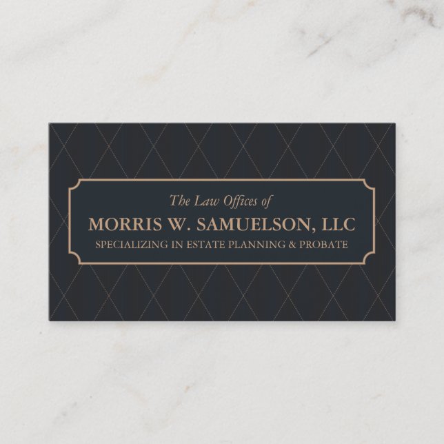 Classic Style Designer Business Card (Front)