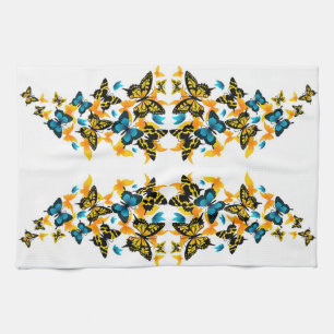 Classic Styles Butterflies Tea Towel