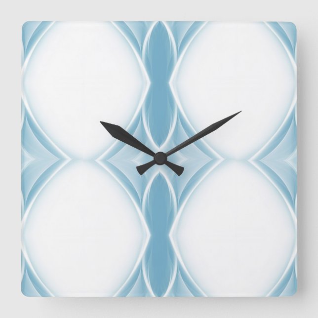 Classic Styles Colours Square Wall Clock (Front)