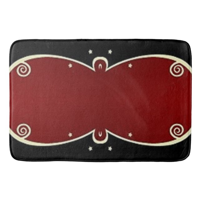 Classic Styles Scrollwork  Bath Mat (Front)