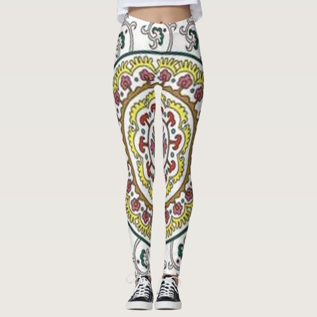 Classic Styles Scrollwork Leggings (Front)