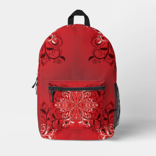 Classic Styles Scrollwork Printed Backpack