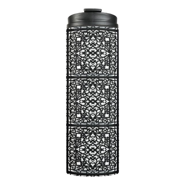 Classic Styles Scrollwork Thermal Tumbler (Front)