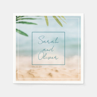 Classic summer Wedding Napkin