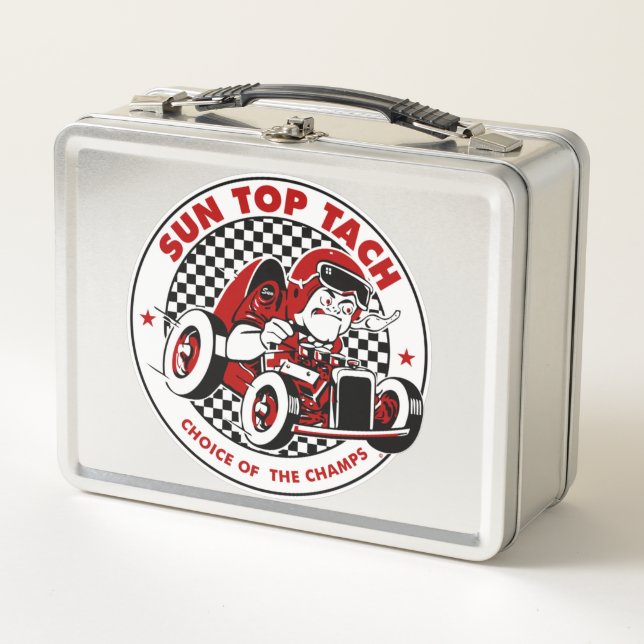 Classic Sun Tach Metal Lunch Box (Front)