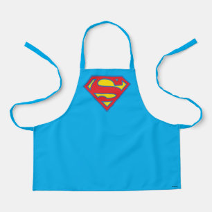Classic Supergirl Logo with Blue Outline Apron