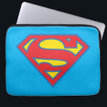 Classic Supergirl Logo with Blue Outline Laptop Sleeve<br><div class="desc">Supergirl | Check out this classic Supergirl S-Shield in red and yellow,  outlined in blue!</div>