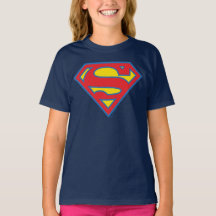 Classic Supergirl Logo with Blue Outline