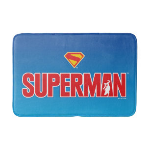 Classic Superman Bold Logo Bath Mat