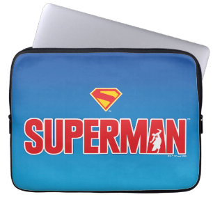 Classic Superman Bold Logo Laptop Sleeve