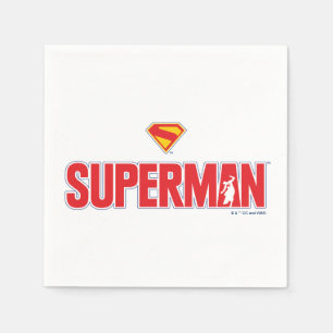Classic Superman Bold Logo Napkin