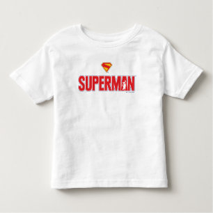 Classic Superman Bold Logo Toddler T-Shirt