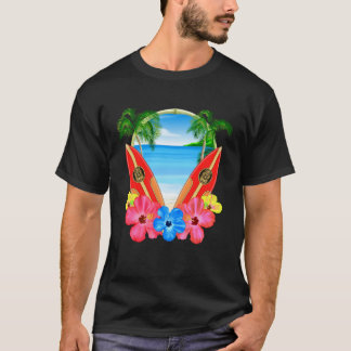 Classic Surfboards Beach And Surf T-Shirt