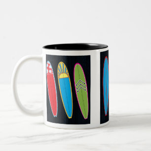 Classic Surfboards Two-Tone Coffee Mug