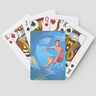 Classic Surfing Playing Cards