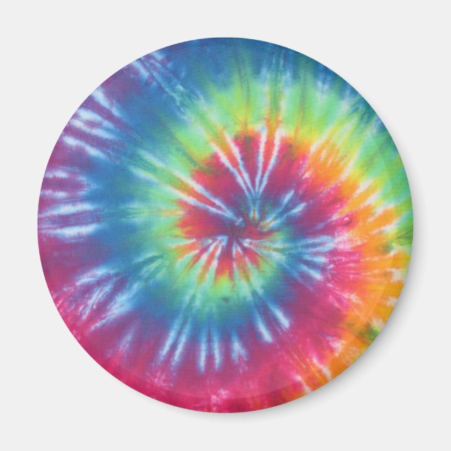 Classic Swirl Tie Dye Magnets (Front)