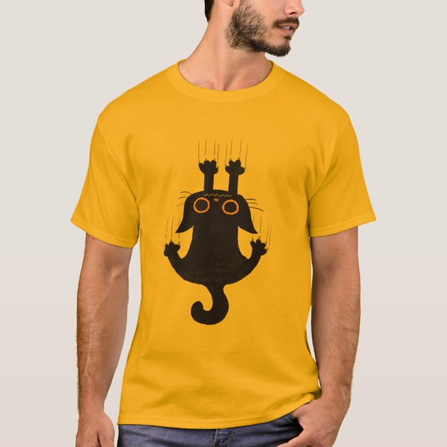Classic t-shirt, cartoon cat T-Shirt (Front)