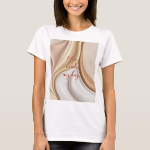 Classic t-shirt in stylish abstract graphic