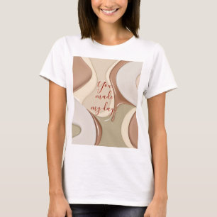 Classic t-shirt in stylish abstract graphic