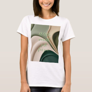 Classic t-shirt in stylish abstract graphic